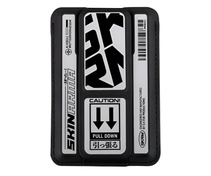 Etui do telefonów SKINARMA Kado Kira Kobai Wallet Mag-Charge Grip Stand chrome SK-KADO-KIRASIL